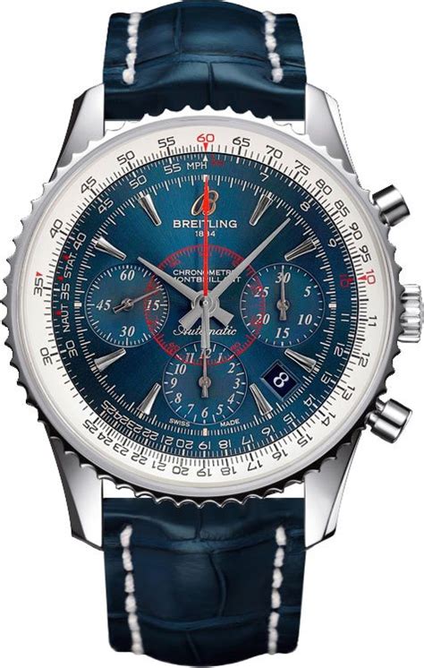 breitling montbrillant 01 ab0130c5 c894 719p|Breitling Montbrillant 01 Blue Dial Stainless Steel.